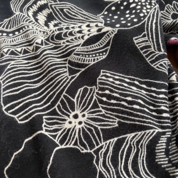 DESIGUAL open waterfall cardigan sz XS (S) black with multicolour floral pattern - Picture 15 of 16